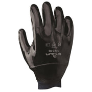 Chemical Resistance Glove, Size: Large; Coating Material: Neoprene; Length: 13.5; Color: Black; Grip: Smooth