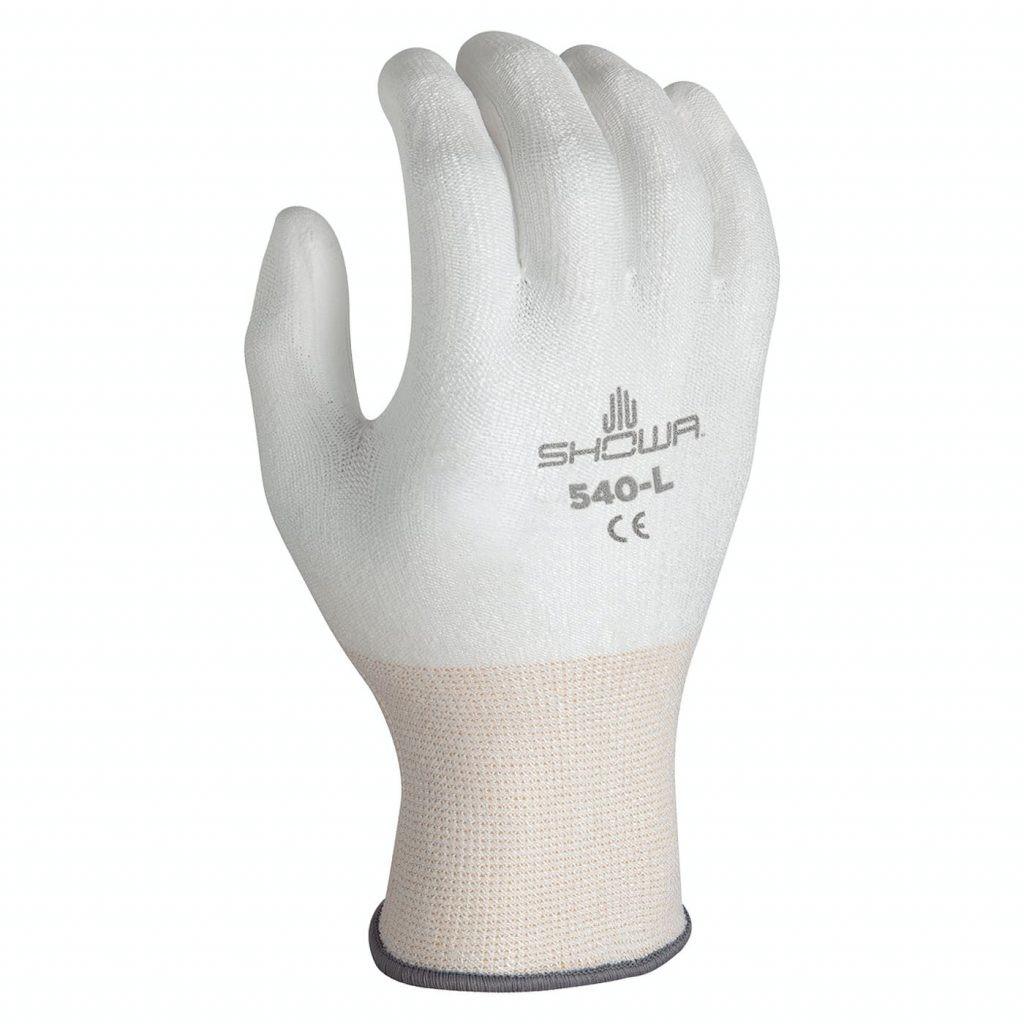 540-XL Showa, Cut Resistant Glove, X-Large, A2 Cut, White, 10 L