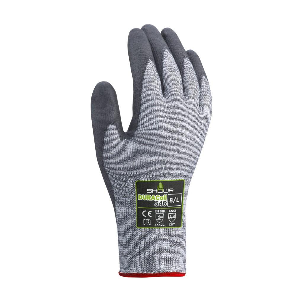 546S-06 Showa, Cut Resistant Glove, Small, A3 Cut, Gray, 9 L