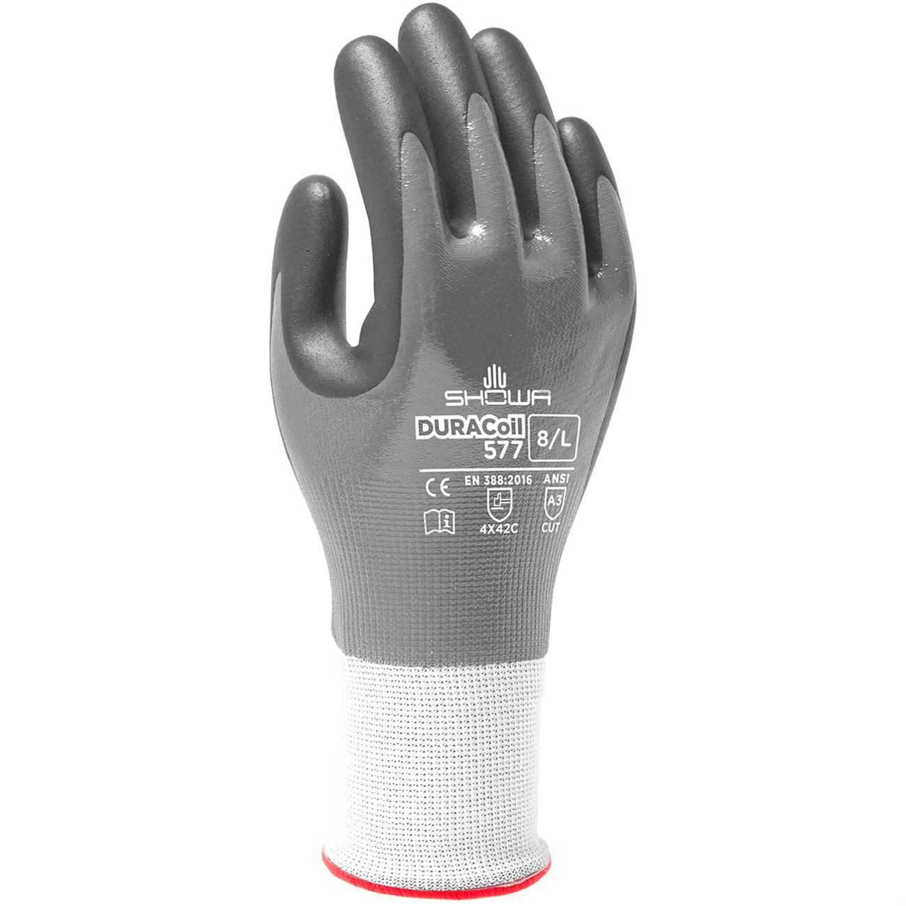 577XXL-10 Showa, Cut Resistant Glove, 2X-Large, Nitrile, 11.75 L
