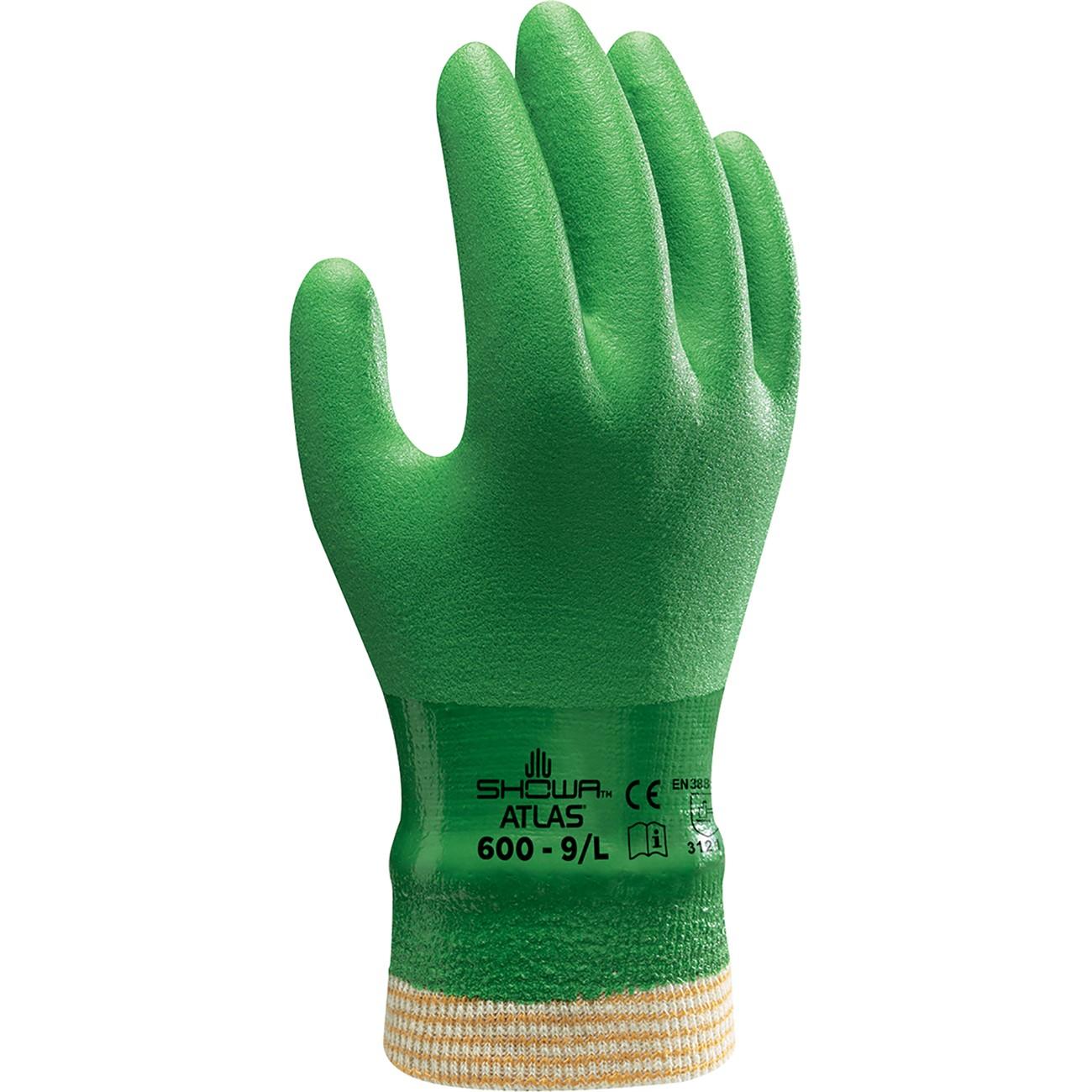 600XL-10 Showa ATLAS, General Purpose Glove, X-Large, 11 L