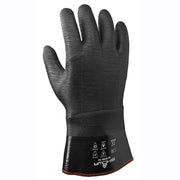 Chemical Resistance Glove, Size: Large; Coating Material: Neoprene; Length: 14.3; Color: Black; Grip: Rough; Cuff Style: Gauntlet