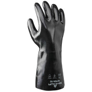 Chemical Resistance Glove, Size: Large; Coating Material: Neoprene; Length: 14.3; Color: Black; Grip: Smooth