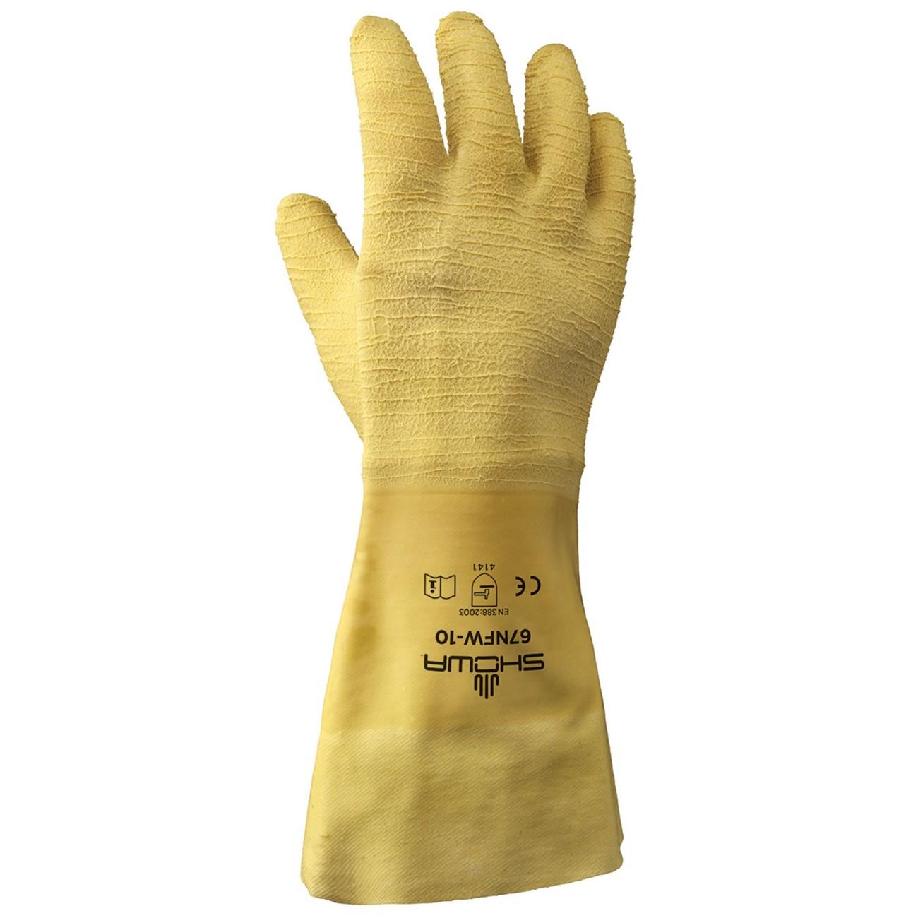 67NFW-10 Showa, General Purpose Glove, Large, 14.3 L