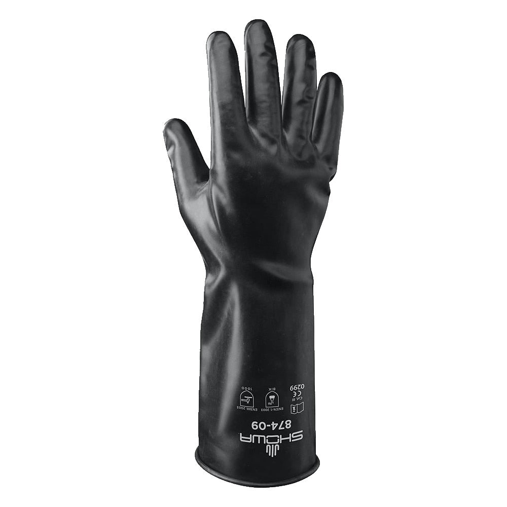 Chemical Resistance Glove, Medium, Black