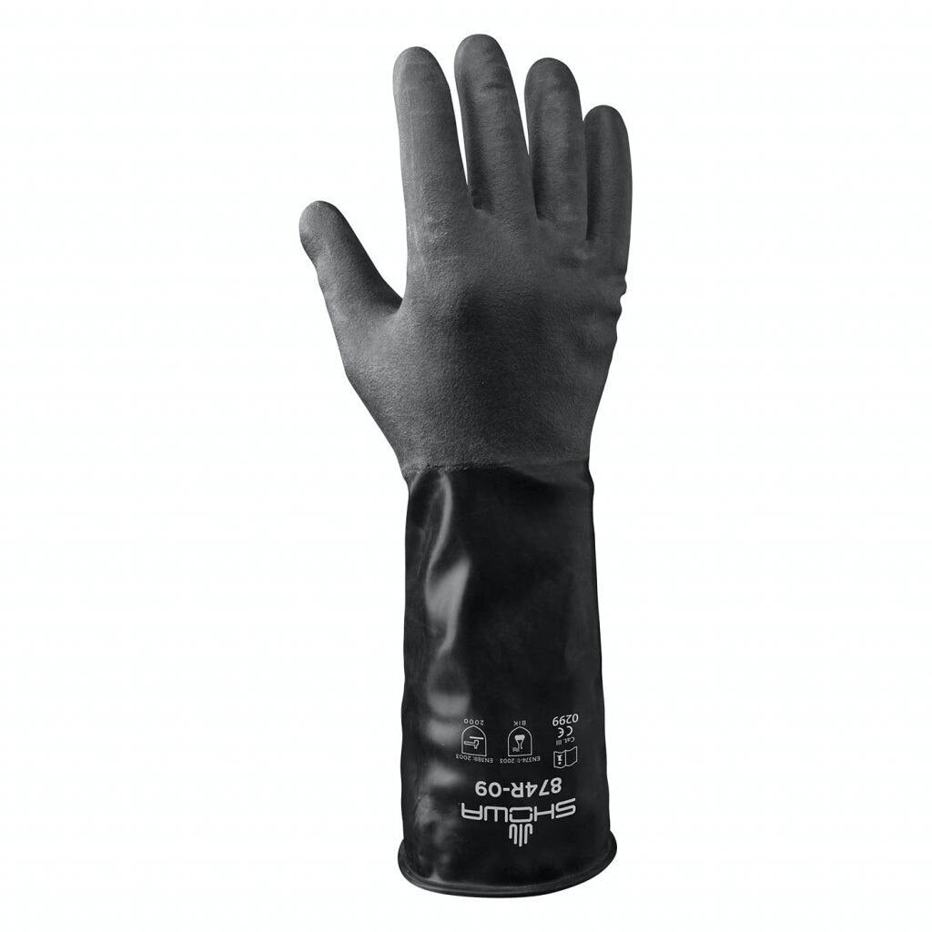 Chemical Resistance Glove, Medium, Black