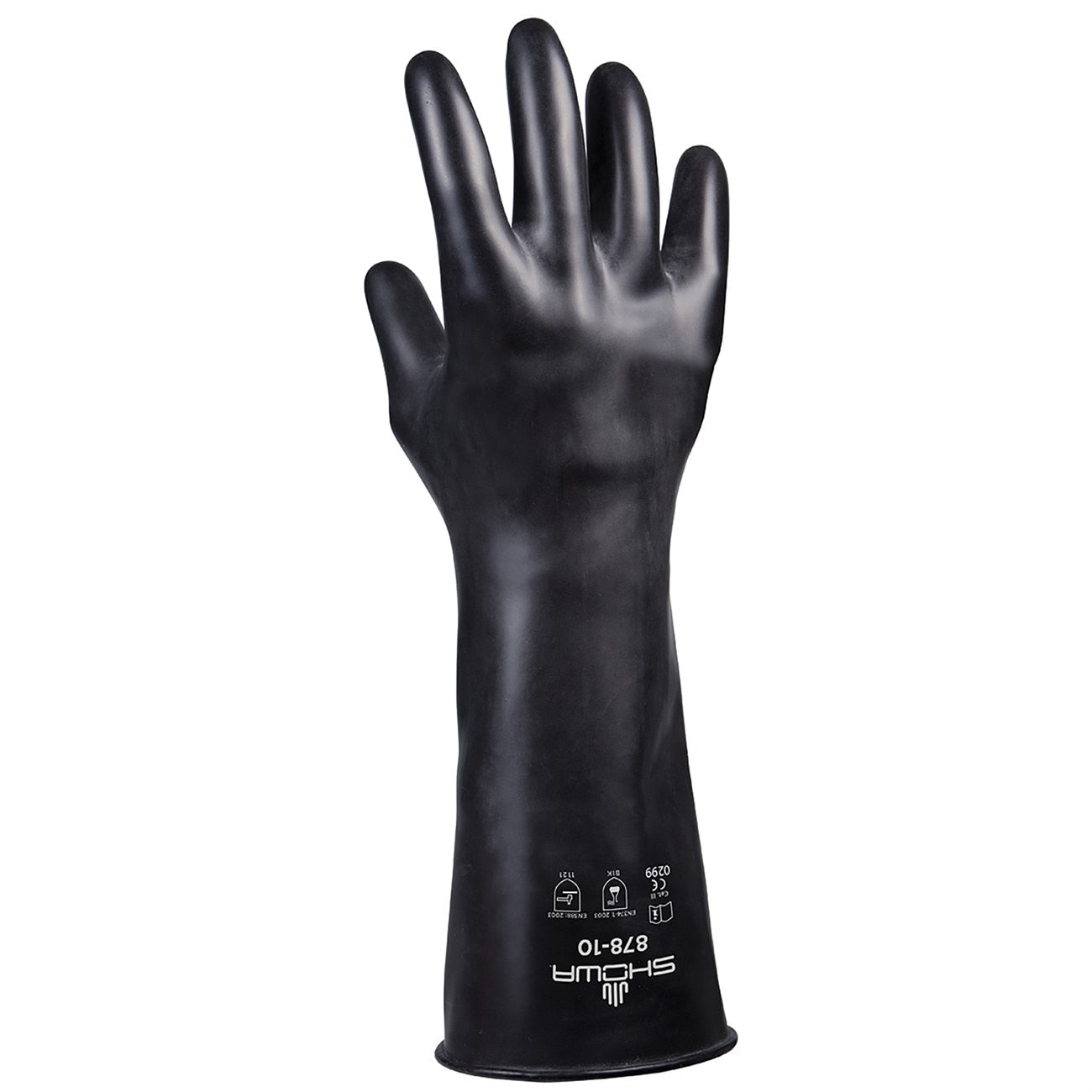 Chemical Resistance Glove, Large, Black