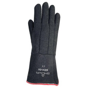 Heat Resistant Glove, X-Large, 14 L, Black, Textured Grip