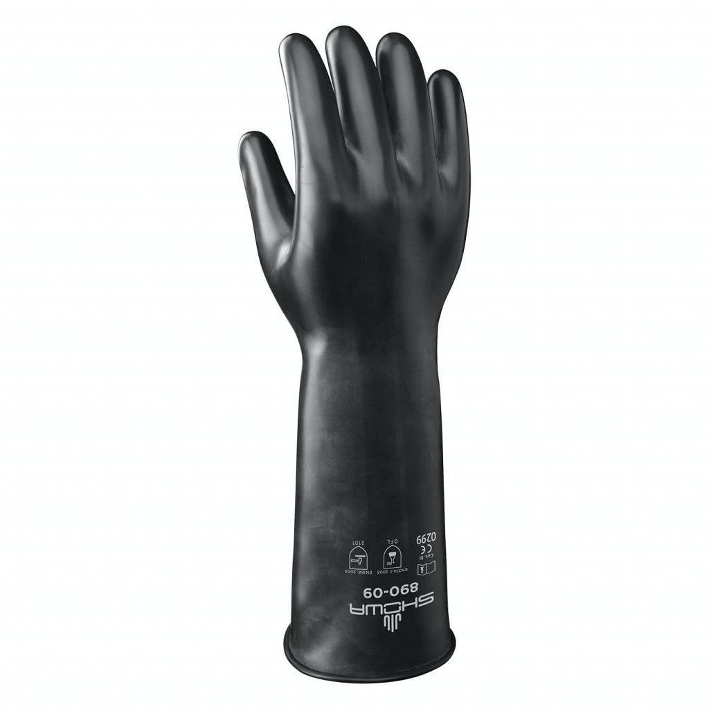 Chemical Resistance Glove, X-Large, Black
