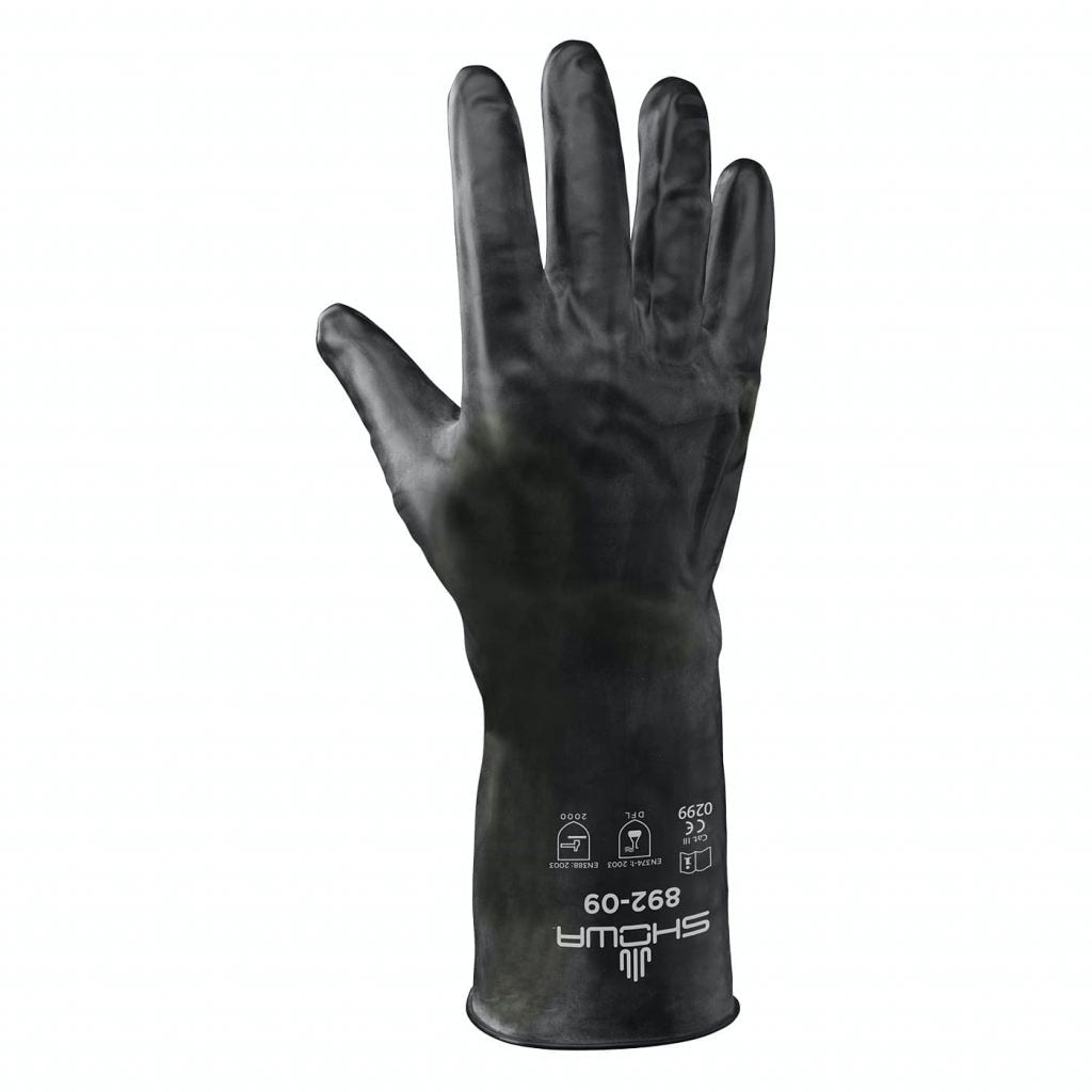 Chemical Resistance Glove, Large, Black