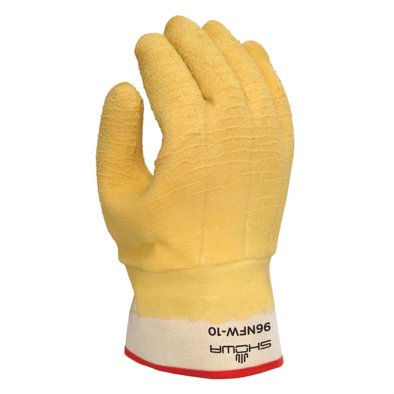 96NFW-10 Showa, Cold Weather Glove, Large, 14.3 L, Yelllow, Safety Cuff