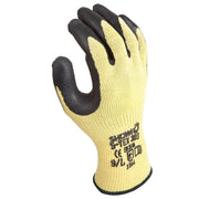 S-TEX303L-09 Showa, Cut Resistant Glove, Large, Yellow with Black Coating, 11 L