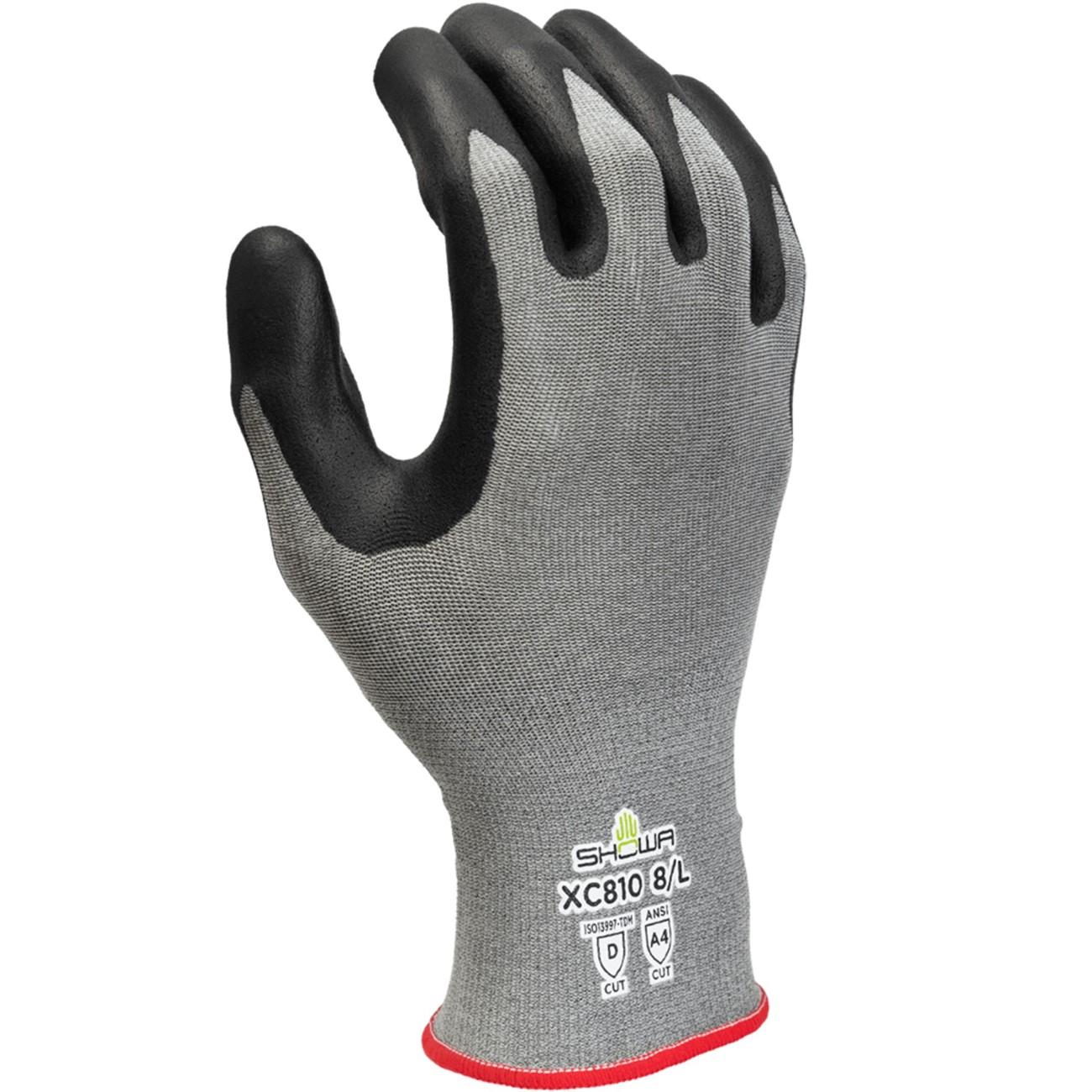 XC810XXL-10 Showa, Cut Resistant Glove, 2X-Large, A4 Cut, Nitrile, 10.75 L