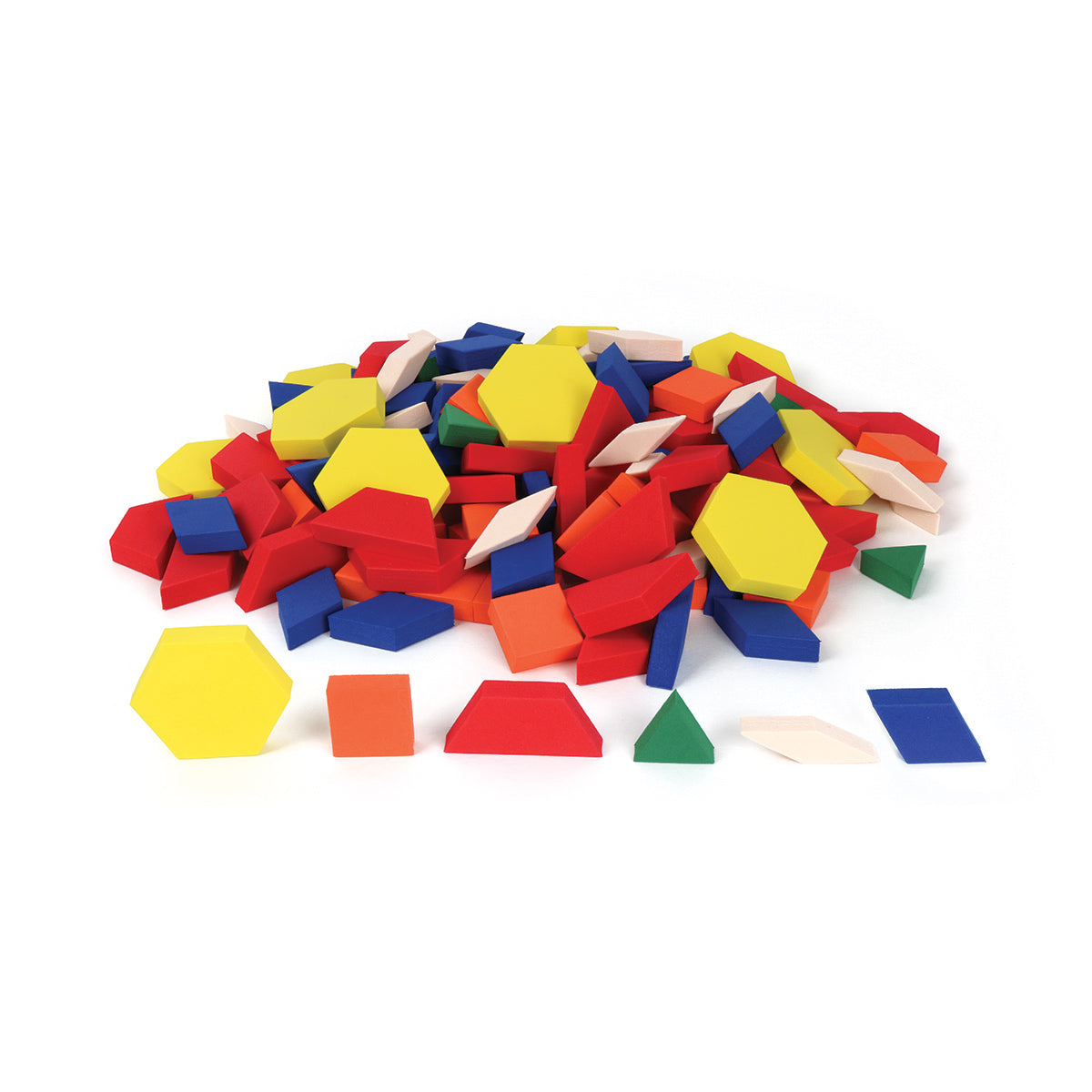 1cm Foam Pattern Blocks, Set of 250