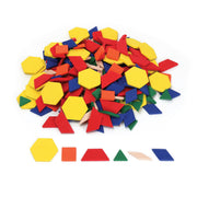 0.5  Foam Pattern Blocks in a container, Set of 250