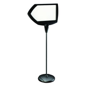 MasterVision Arrow Silver Easy Clean Dry Erase Sign Stand 17"x25" Black