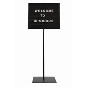 MasterVision Magnetic Letter Board Stand 18"x24" Black