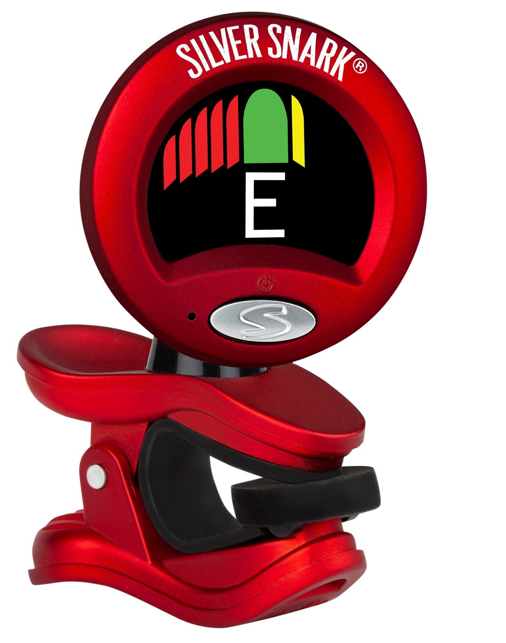 Snark SIL-RED Silver Snark Chromatic Tuner. Red