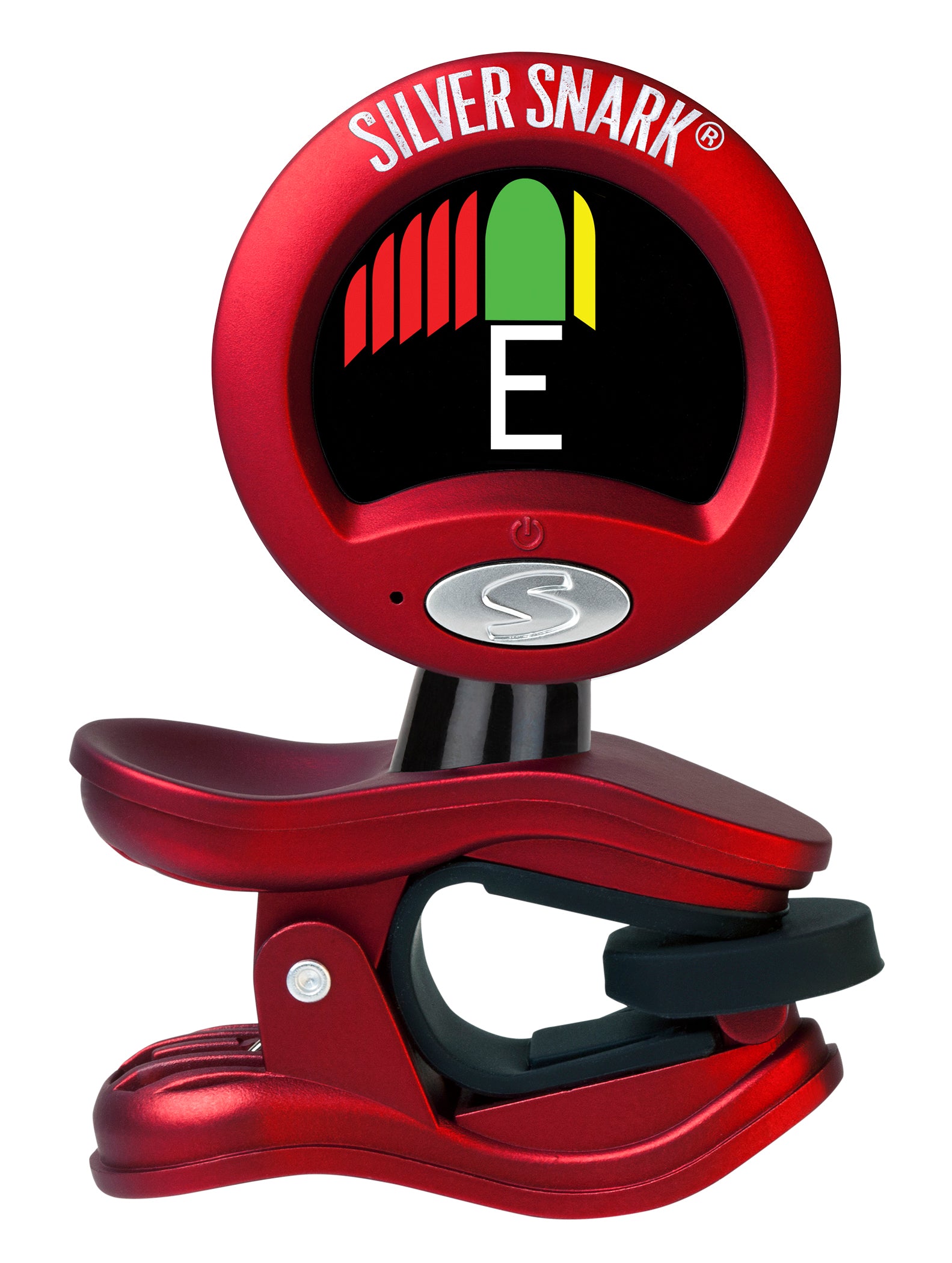 Snark SIL-RED Silver Snark Chromatic Tuner. Red