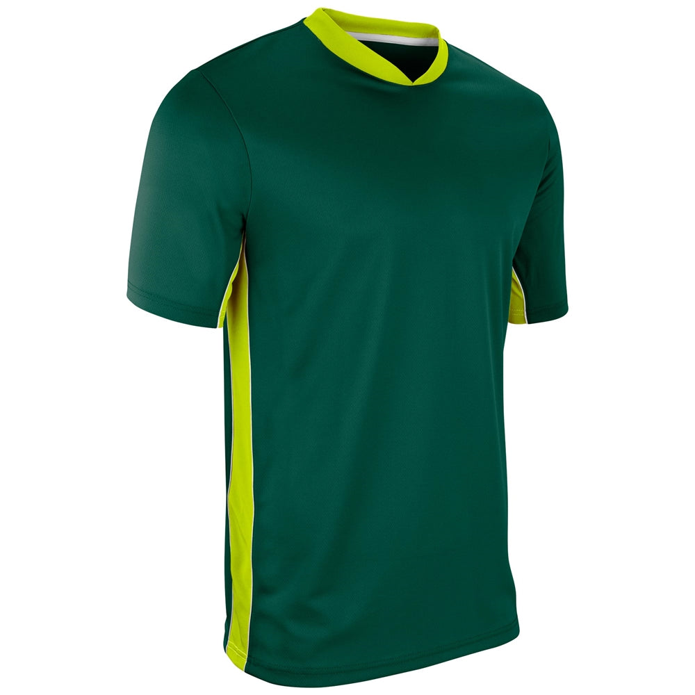 Header Soccer Jersey - Forest Green Optic Yellow White - Adult - Extra-Large