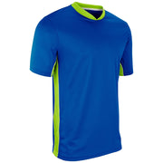 Header Soccer Jersey - Royal Neon Green White - Adult - Medium