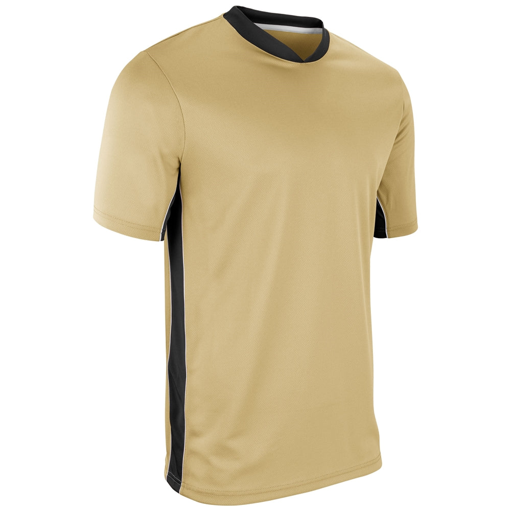 Header Soccer Jersey - Vegas Gold Black White - Adult - Medium