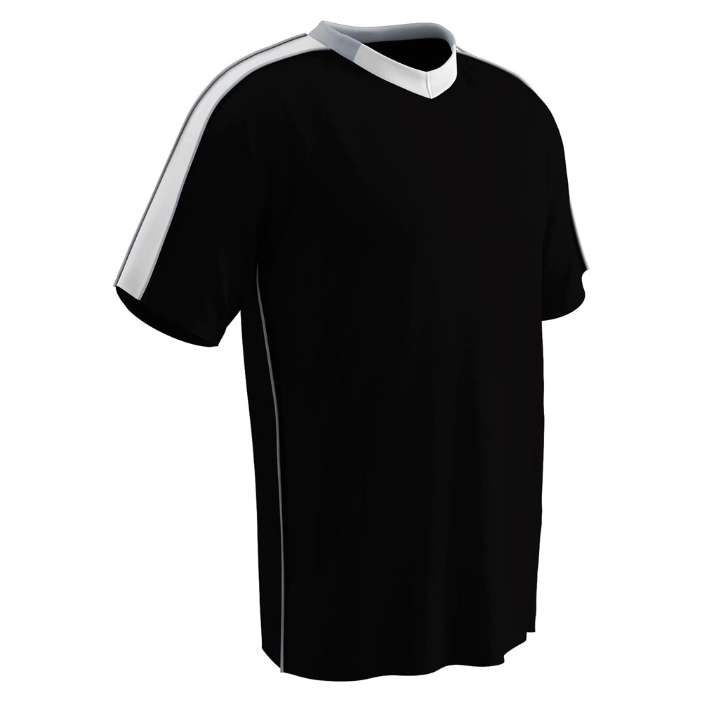 MARK Soccer Jersey - Black White Silver - Youth - Extra-Small