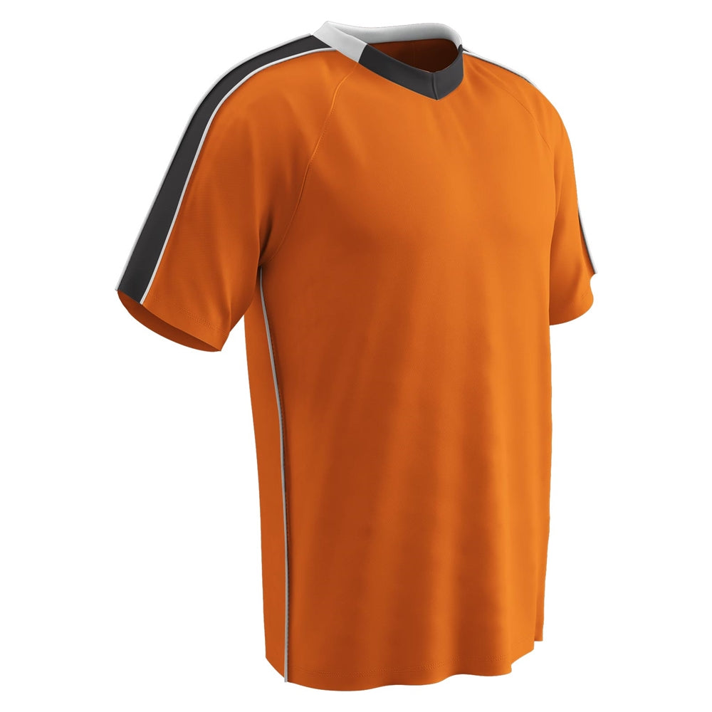 MARK Soccer Jersey - Orange Black White - Youth - Medium