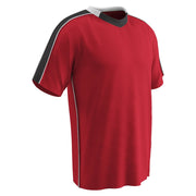MARK Soccer Jersey - Scarlet Black White - Youth - Medium