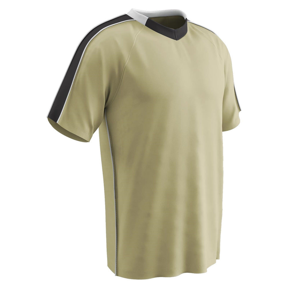 MARK Soccer Jersey - Vegas Gold Black White - Youth - Medium