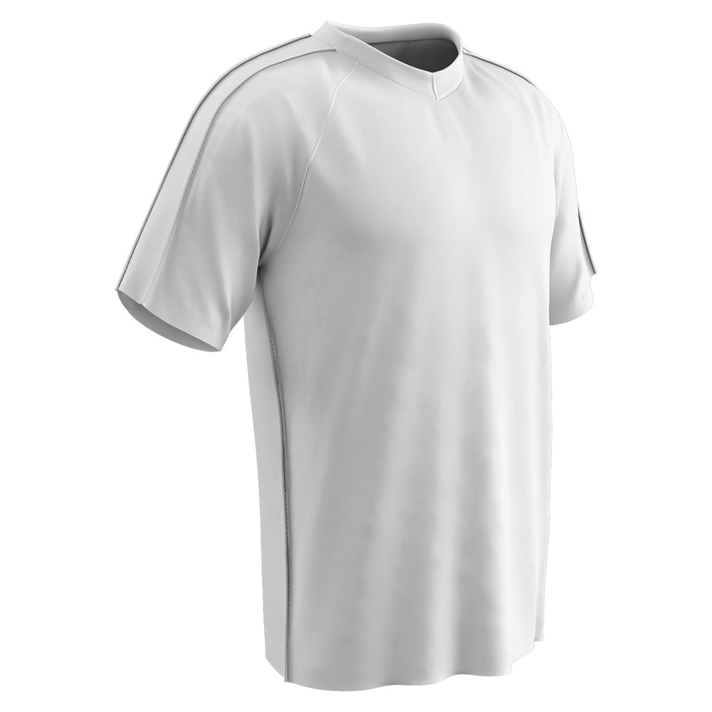 MARK Soccer Jersey - White White White - Youth - Extra-Small
