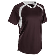 Hat Trick Jersey - Maroon White - Womens - Small