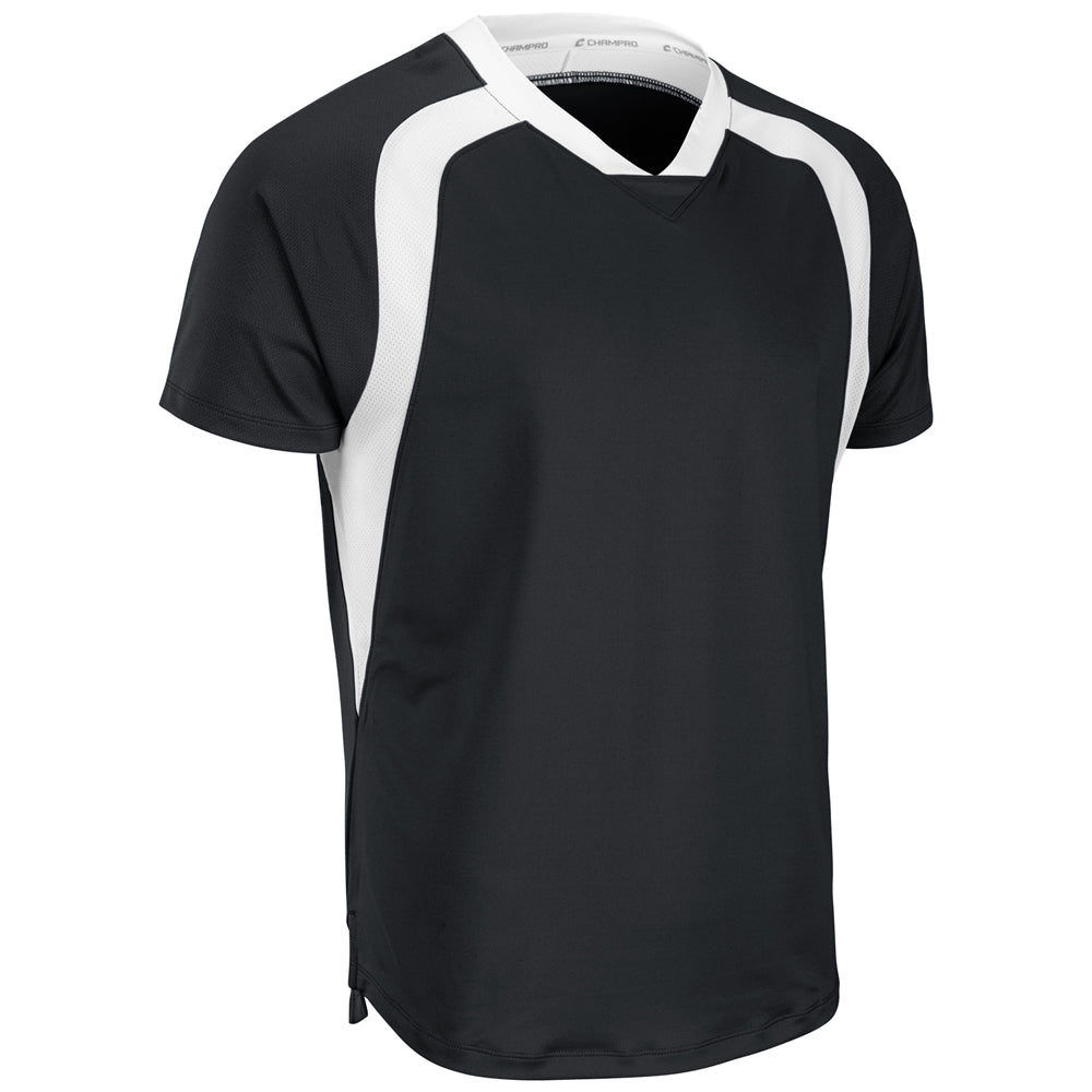 Hat Trick Jersey - Black White - Youth - Small
