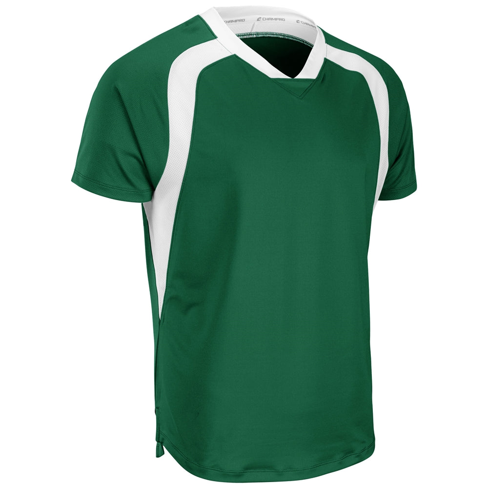 Hat Trick Jersey - Forest Green White - Youth - Large