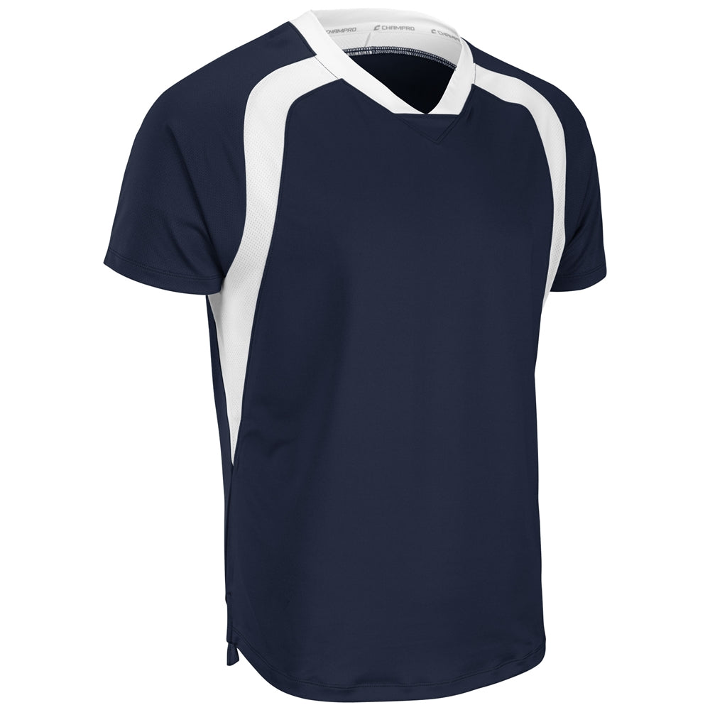 Hat Trick Jersey - Navy White - Youth - Small