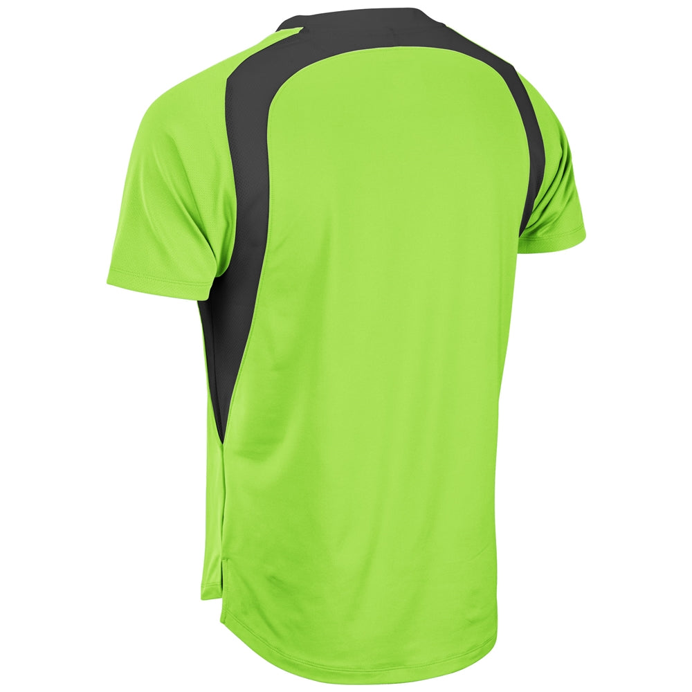 Hat Trick Jersey - Neon Green Navy - Youth - Small