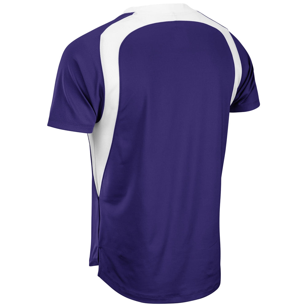 Hat Trick Jersey - Purple White - Adult - Large