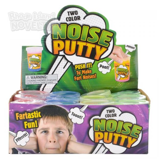2.75" TWO TONE FART PUTTY,Pack of 12