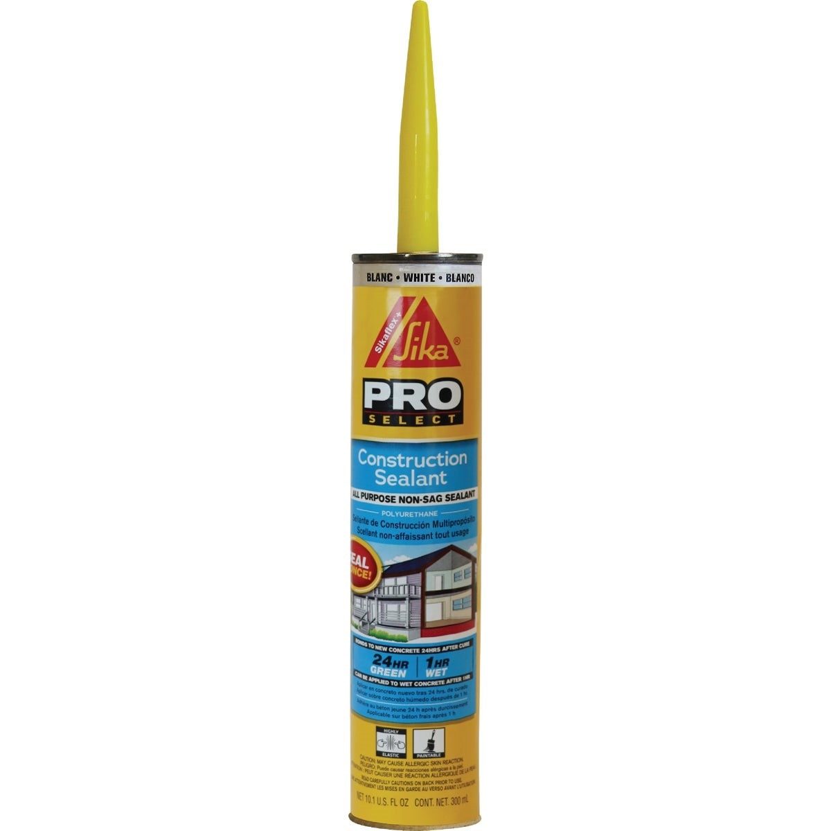 Sikaflex Sika 10.1 Oz. Pro Select Construction Polyurethane Sealant, White