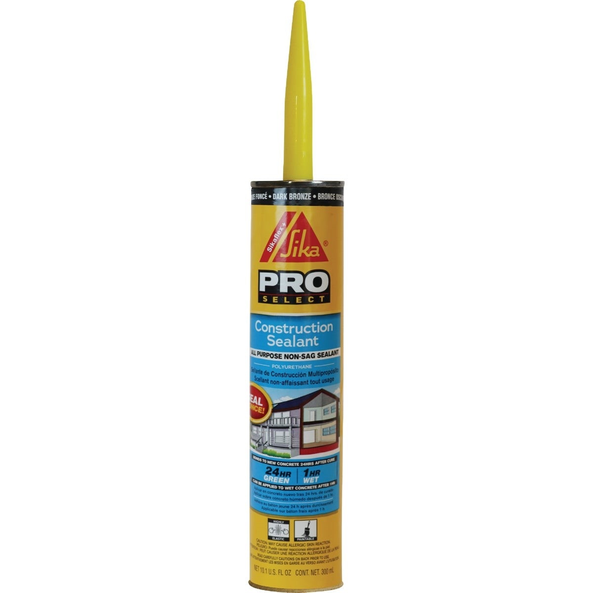 Sikaflex Sika 10.1 Oz. Pro Select Construction Polyurethane Sealant, Dark Bronze