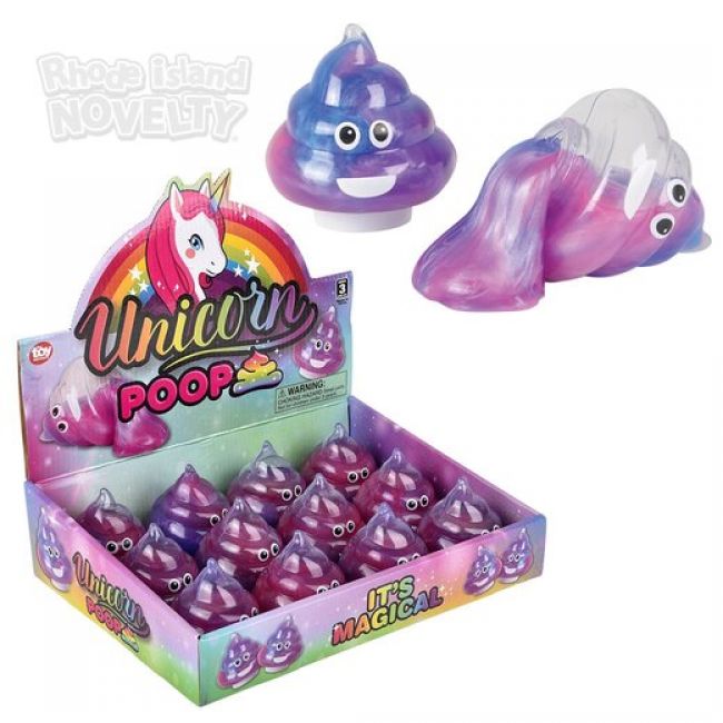 3" UNICORN POOP SLIME