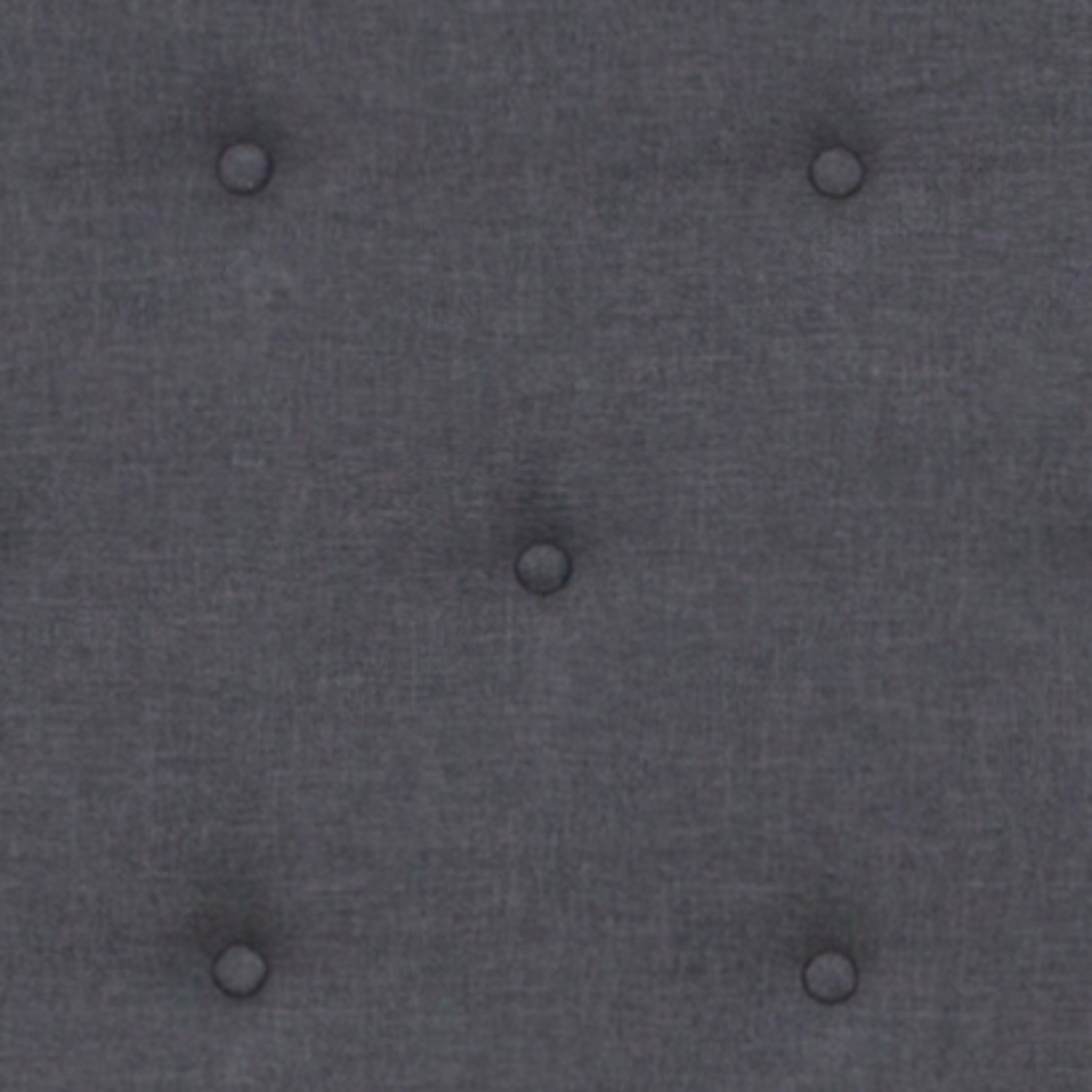 Roxbury Queen Size Tufted Upholstered Platform Bed in Dark Gray Fabric with Memory Foam Mattress