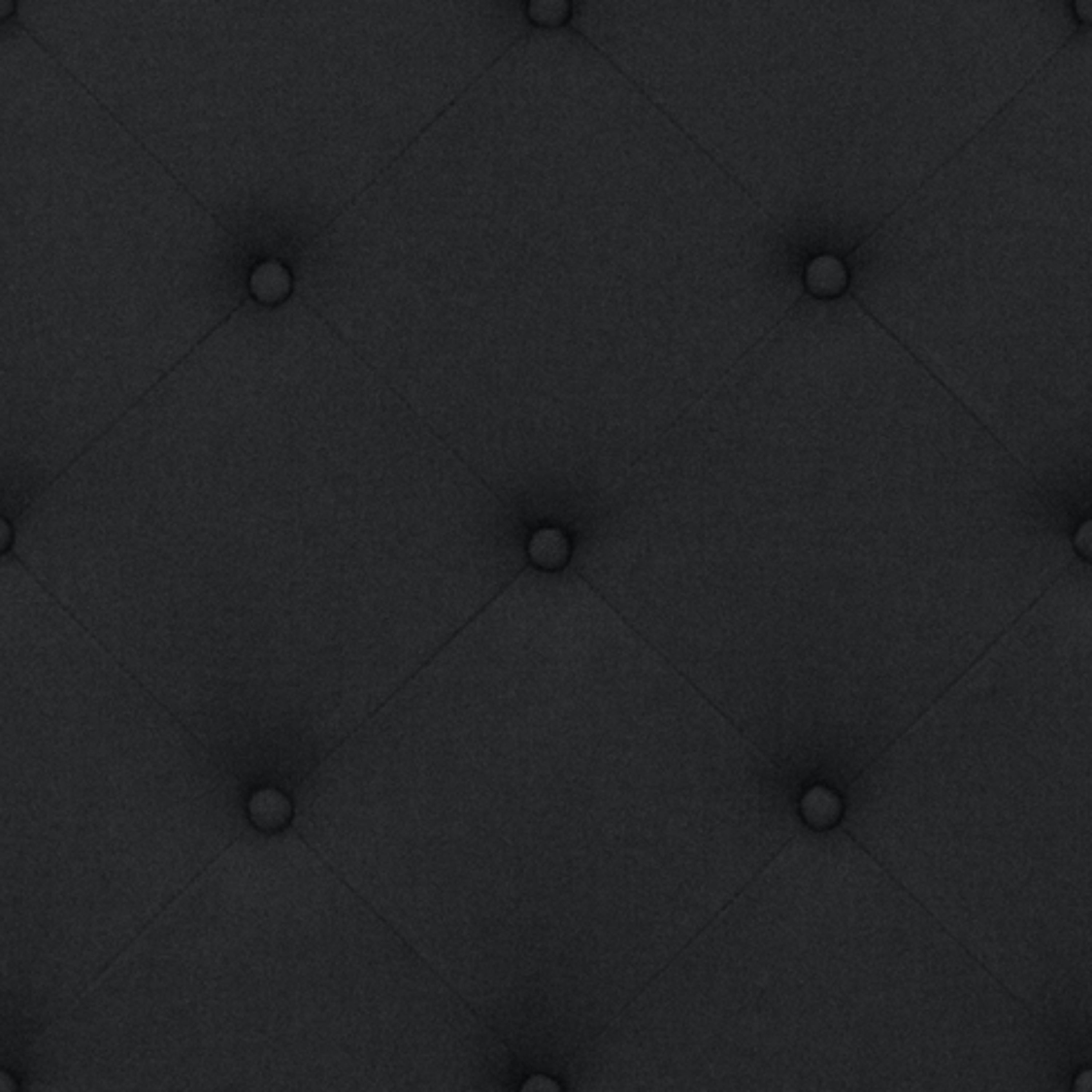 Brighton Queen Size Tufted Upholstered Platform Bed in Black Fabric with Memory Foam Mattress