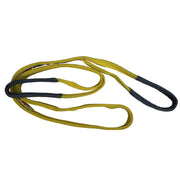 2" x 10' Eye to Eye, shrink-wrapped, bulk 2 Ply 2" Wide x 9,800 lbs Webbing: Choker 5,000 lbs / Vertical 6,400 lbs / Basket 12,800 lbs