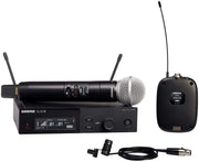 Shure SLXD124/85-H55 Wireless System with SLXD2/58 Handheld SLXD1 Bodypack and WL185 Mic. H55 Band