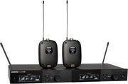 Shure SLXD14D-G58 Dual Wireless System with 2 SLXD1 Bodypack Transmitters. G58 Band