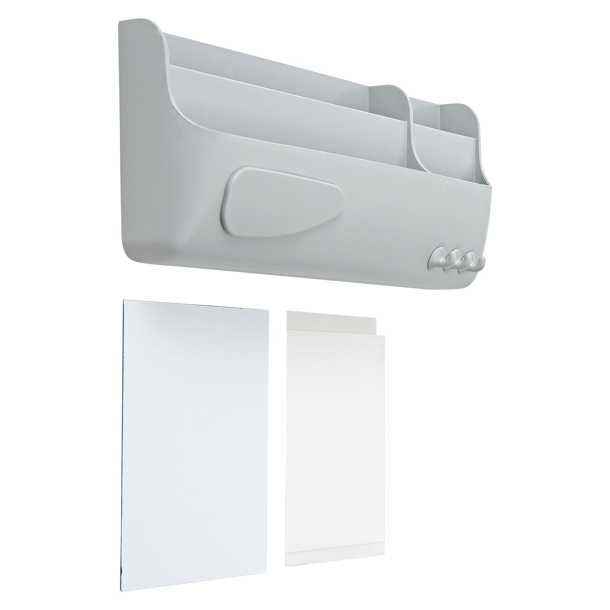 MasterVision Magnetic Accessory Smart Storage Box Gray