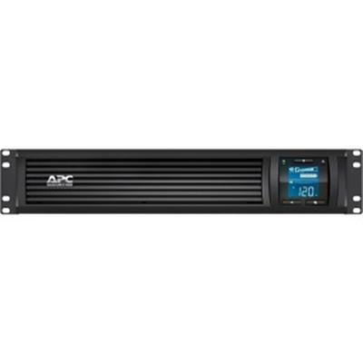 APC - Smart-UPS C, Line Interactive, 1000VA, Rackmount 2U, 120V, 6x NEMA 5-15R Outlets, SmartConnect Port, USB and Serial - Black
