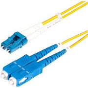 StarTech.com 3m (9.8ft) LC to SC (UPC) OS2 Single Mode Duplex Fiber Optic Cable 9/125m 100G Bend Insensitive Low Insertion Loss - LSZH Fiber Jumper Co