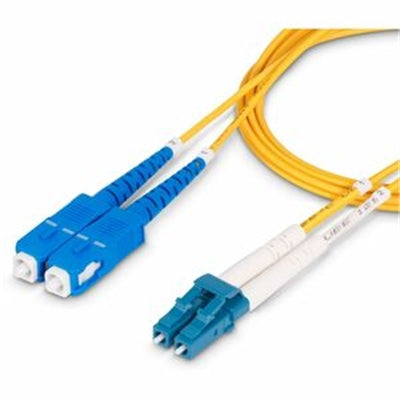 StarTech.com 7m (22.9ft) LC to SC (UPC) OS2 Single Mode Duplex Fiber Optic Cable 9/125m 100G Bend Insensitive Low Insertion Loss - LSZH Fiber Jumper C